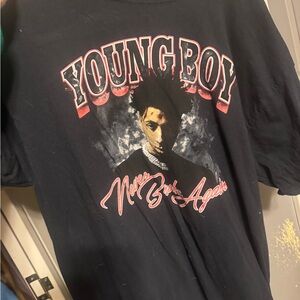 YoungBoy Never Broke Again Black Graphic T-Shirt